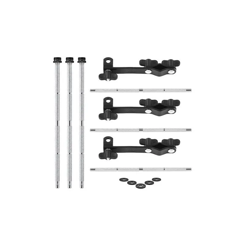 Juego De Clamps Meinl Mpmcs Para Micrófono De Batería