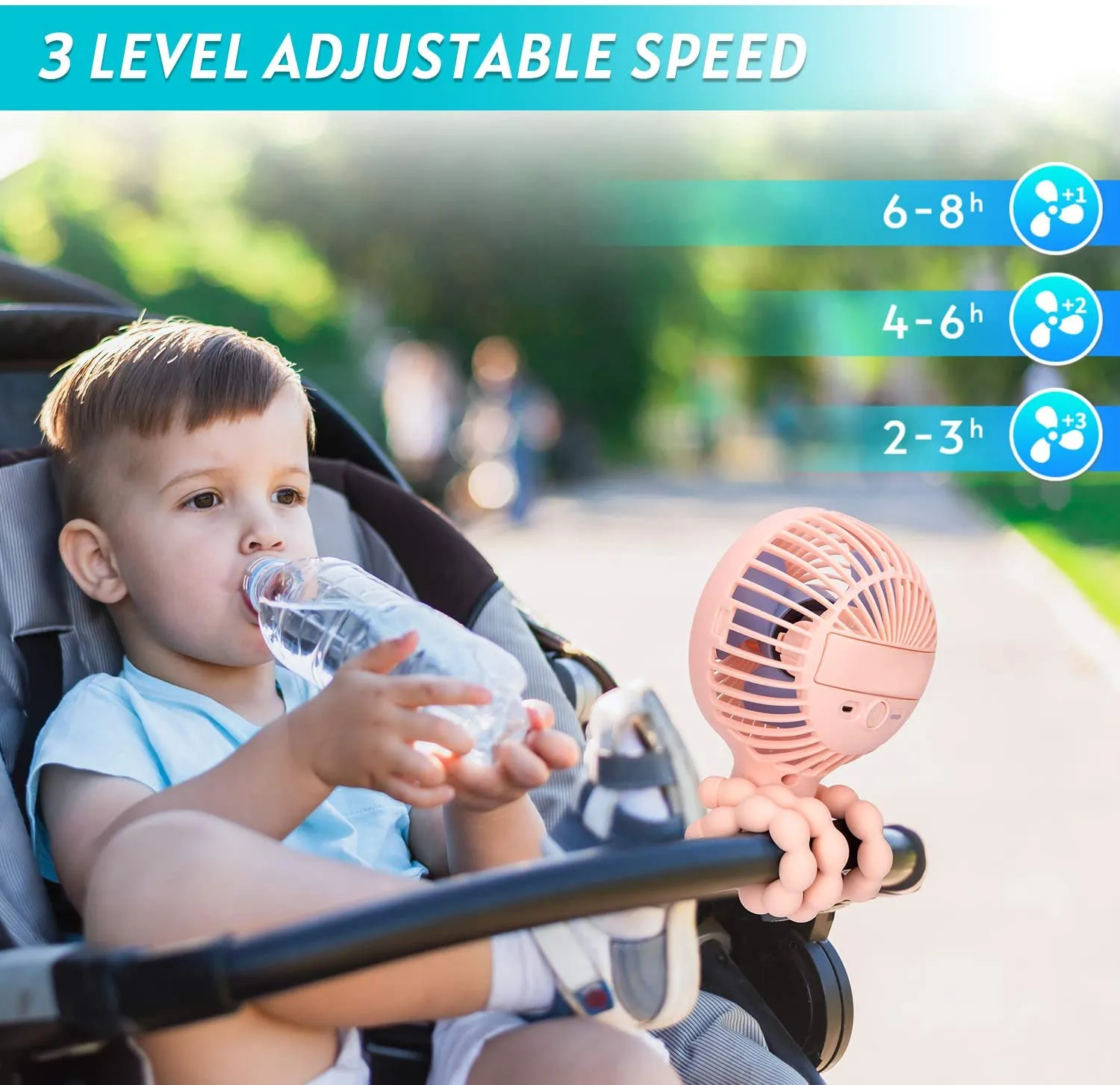 Korah Express Baby Stroller Fan