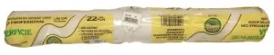 Linzer Shed-Resistant Roller Covers, 18 in, 3/8 in Nap, White Woven, RC101-18CC