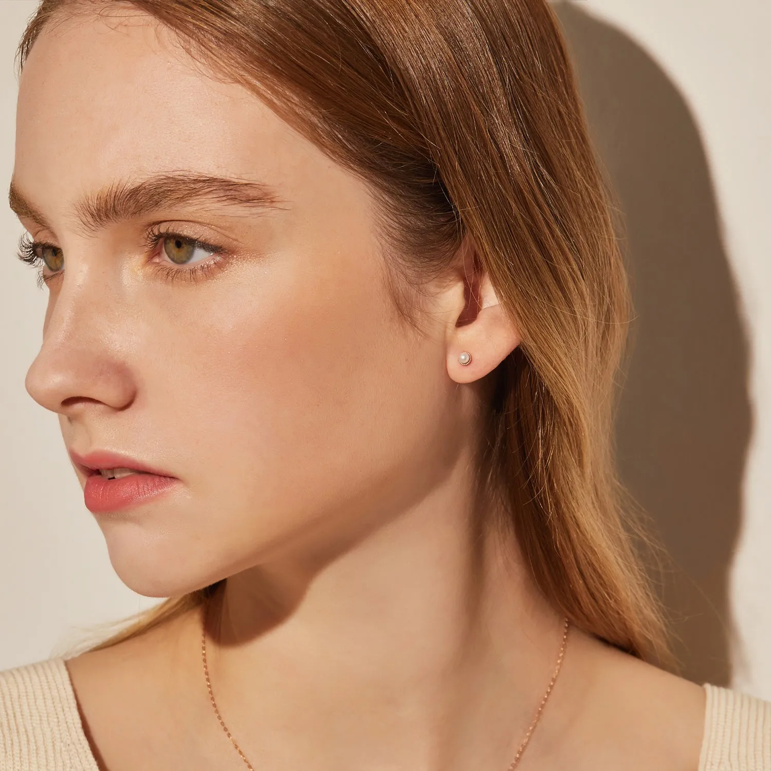 Miss. Doux Gold One-sided Earring JDRERYF426W