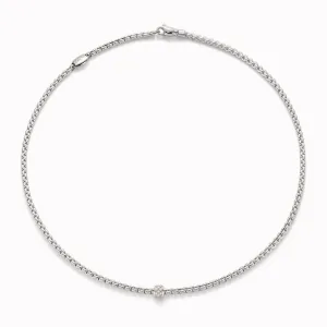 Necklace with Diamond Pave Pendant
