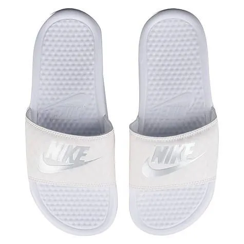 Nike BENASSI "JUST DO IT." Slippers Wit  SALE