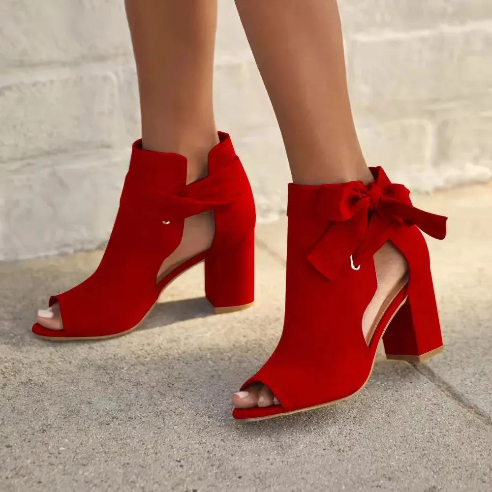 Odessah | Chic Tie-Up Ankle Boots