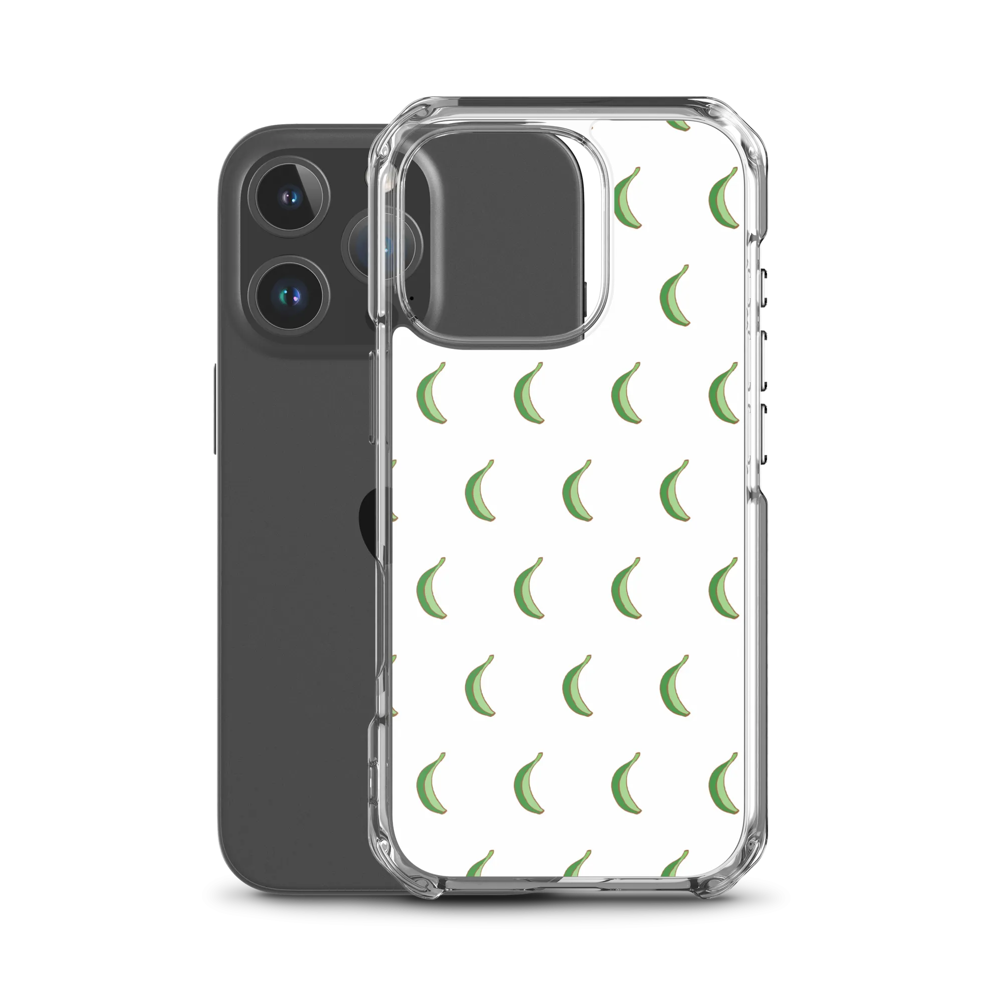 Platano All-Over Dominican iPhone Case (White)