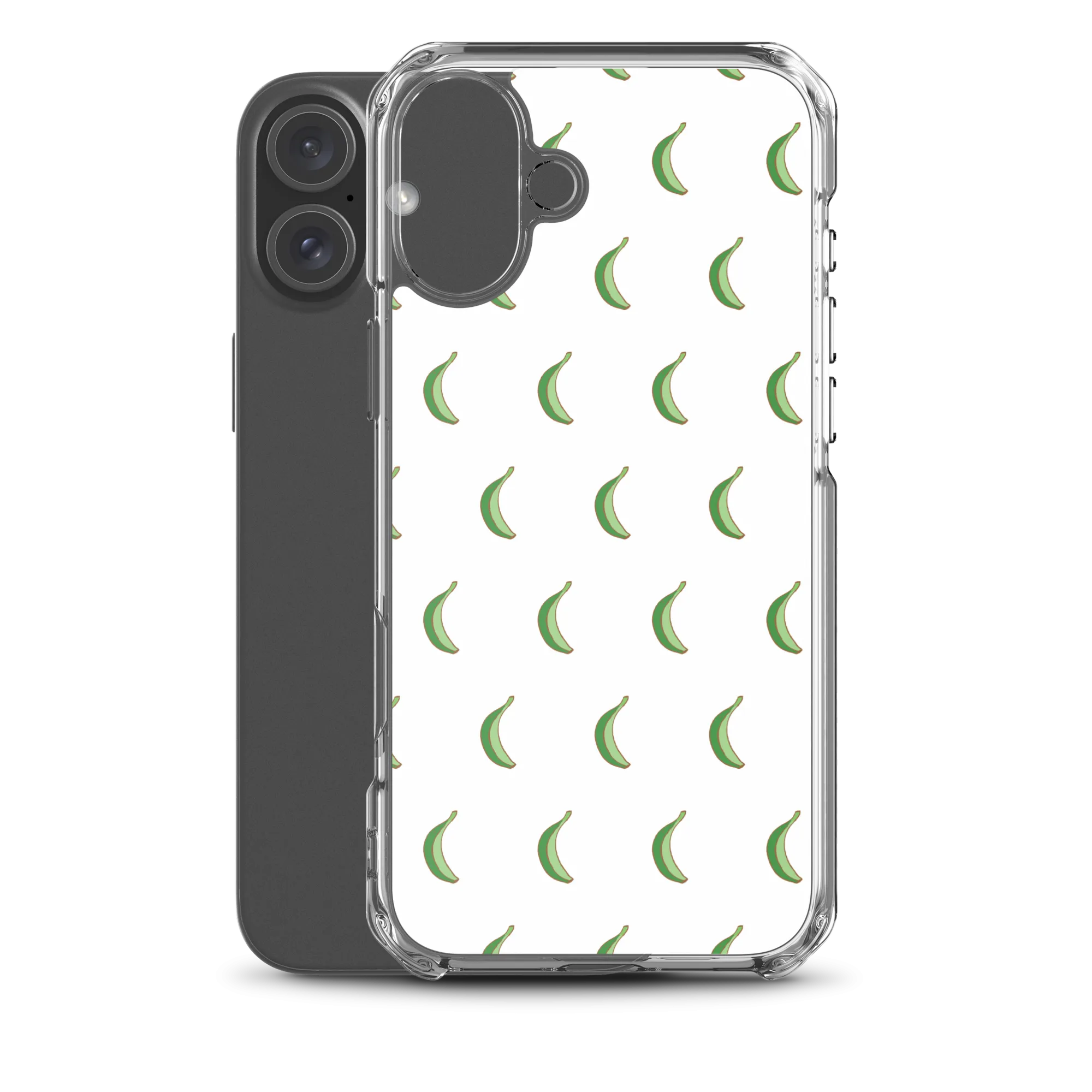 Platano All-Over Dominican iPhone Case (White)