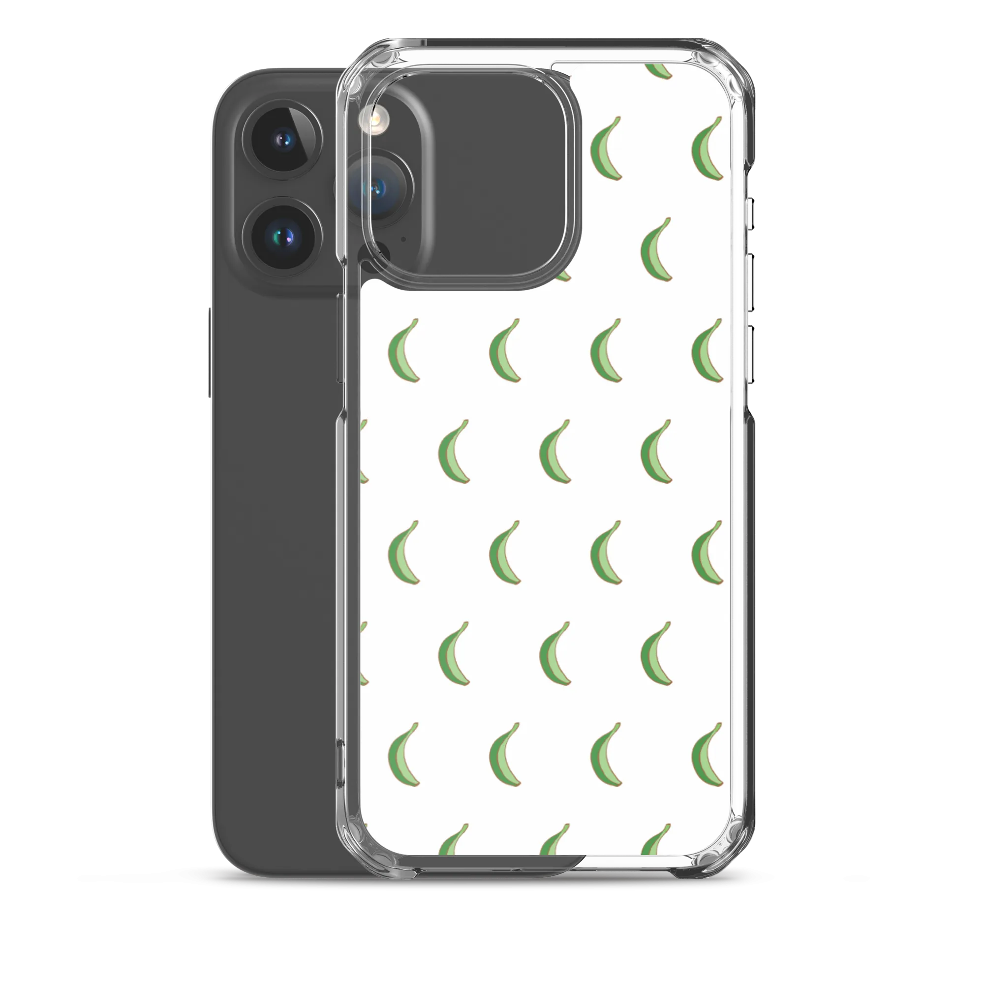 Platano All-Over Dominican iPhone Case (White)