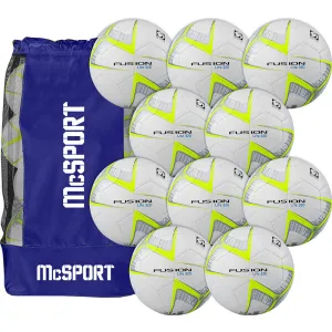 Precision Training Fusion Lite Football (320g) | 10 Pack   Bag