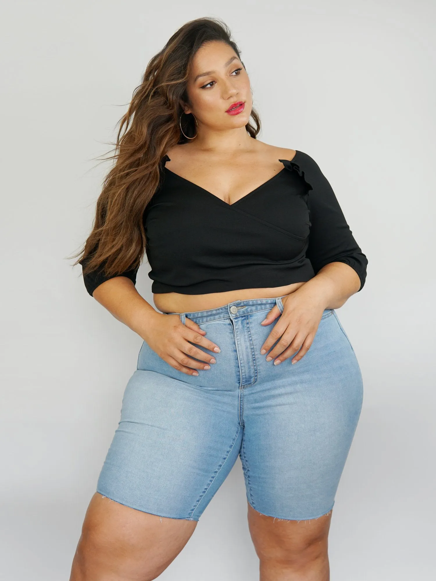 Rinona Ruffle Puff Sleeve Top