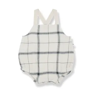 RON woven romper - petroleum