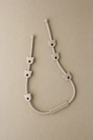 Silicone Bear Attachment - Warm Taupe