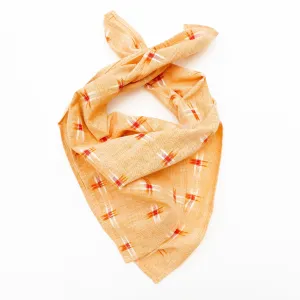 SOLD OUT Orange Cream Dash Diagonal Stripe Bandana