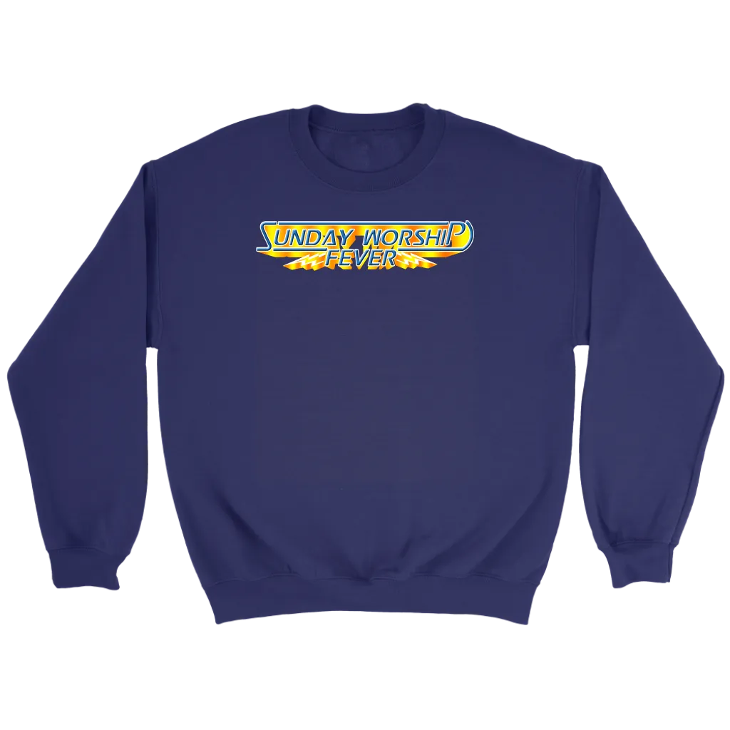 Sunday Worship Fever Crewneck