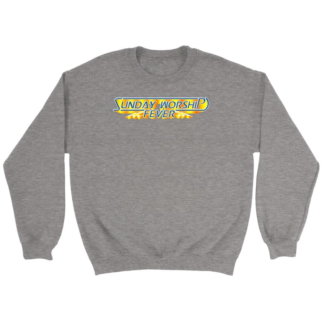 Sunday Worship Fever Crewneck