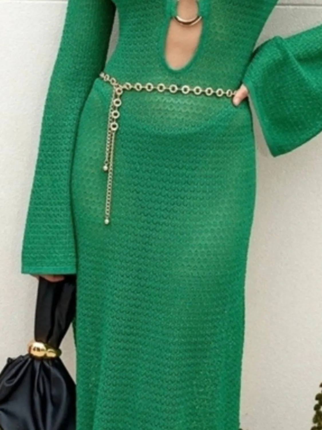 Sunlit Siren Slit Cover-Up Dress