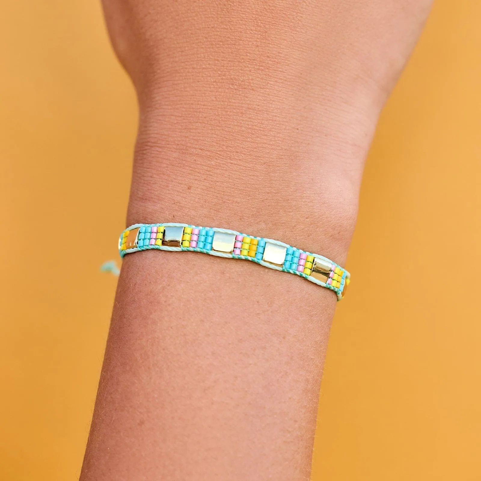 Sunset Beach Woven Bracelet