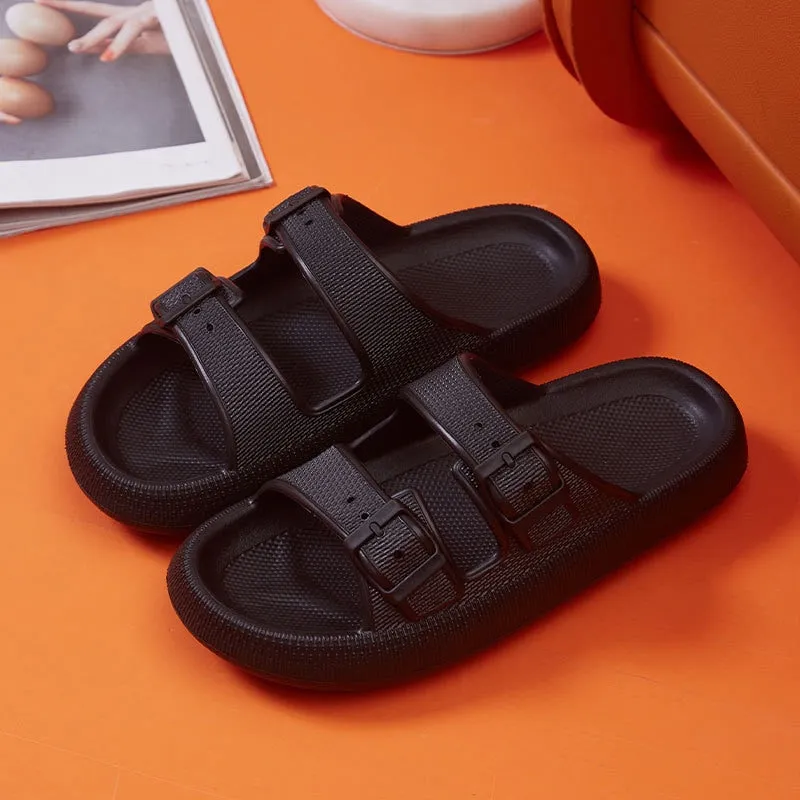 Thick Platform Pillow Slide Sandals