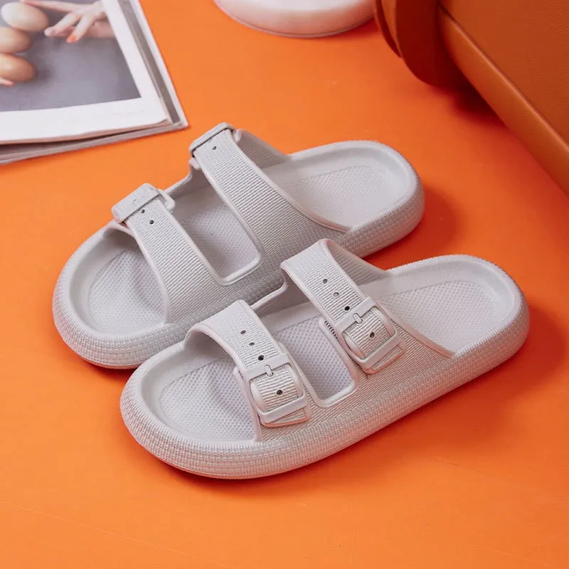 Thick Platform Pillow Slide Sandals