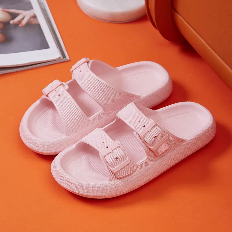 Thick Platform Pillow Slide Sandals