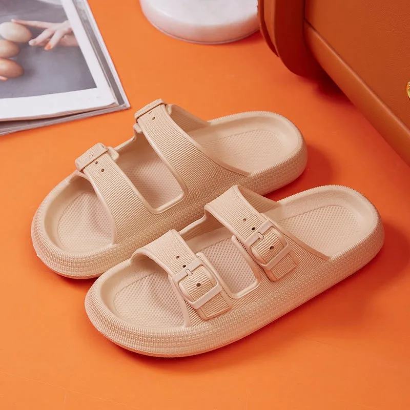 Thick Platform Pillow Slide Sandals