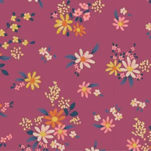 Tilda Chic Escape - Basic Blender - Daisy Field - Plum