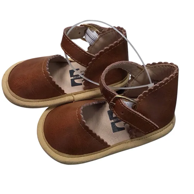Tiny Toes Nation Girl's Brown Sandals Size 3