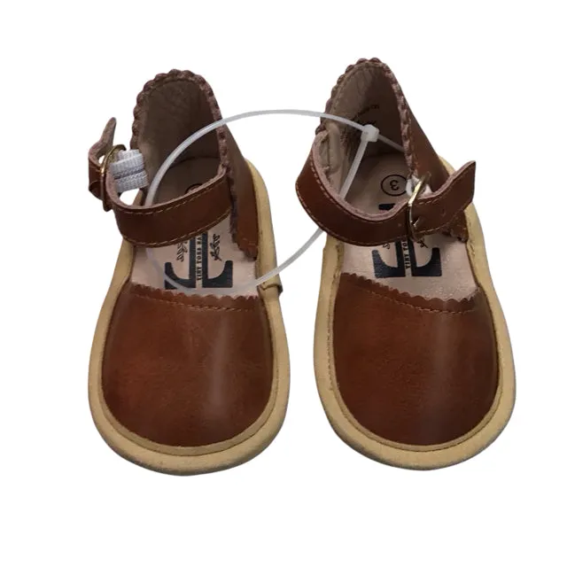 Tiny Toes Nation Girl's Brown Sandals Size 3