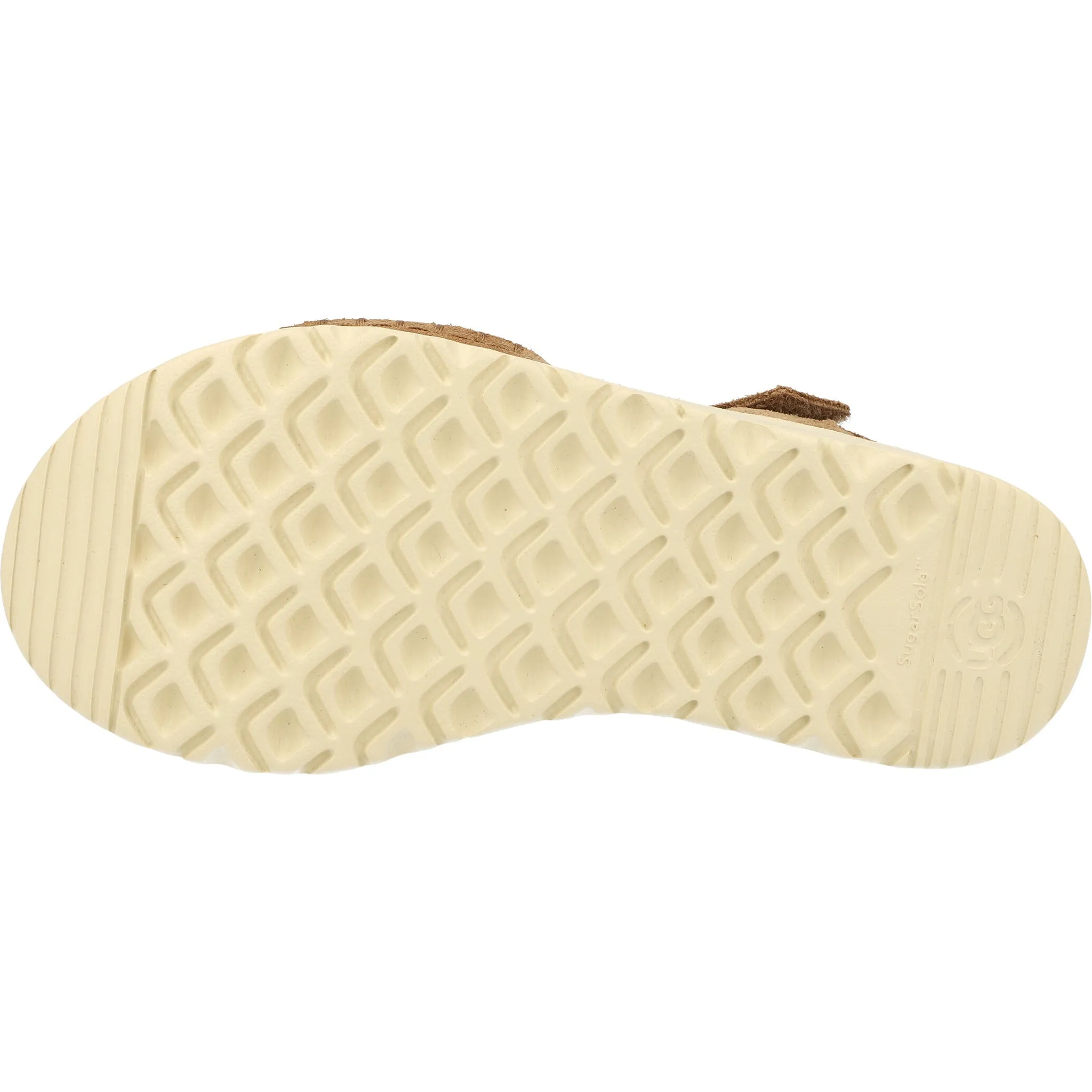 UGG Goldenstar K Chestnut Suede Platform Sandals