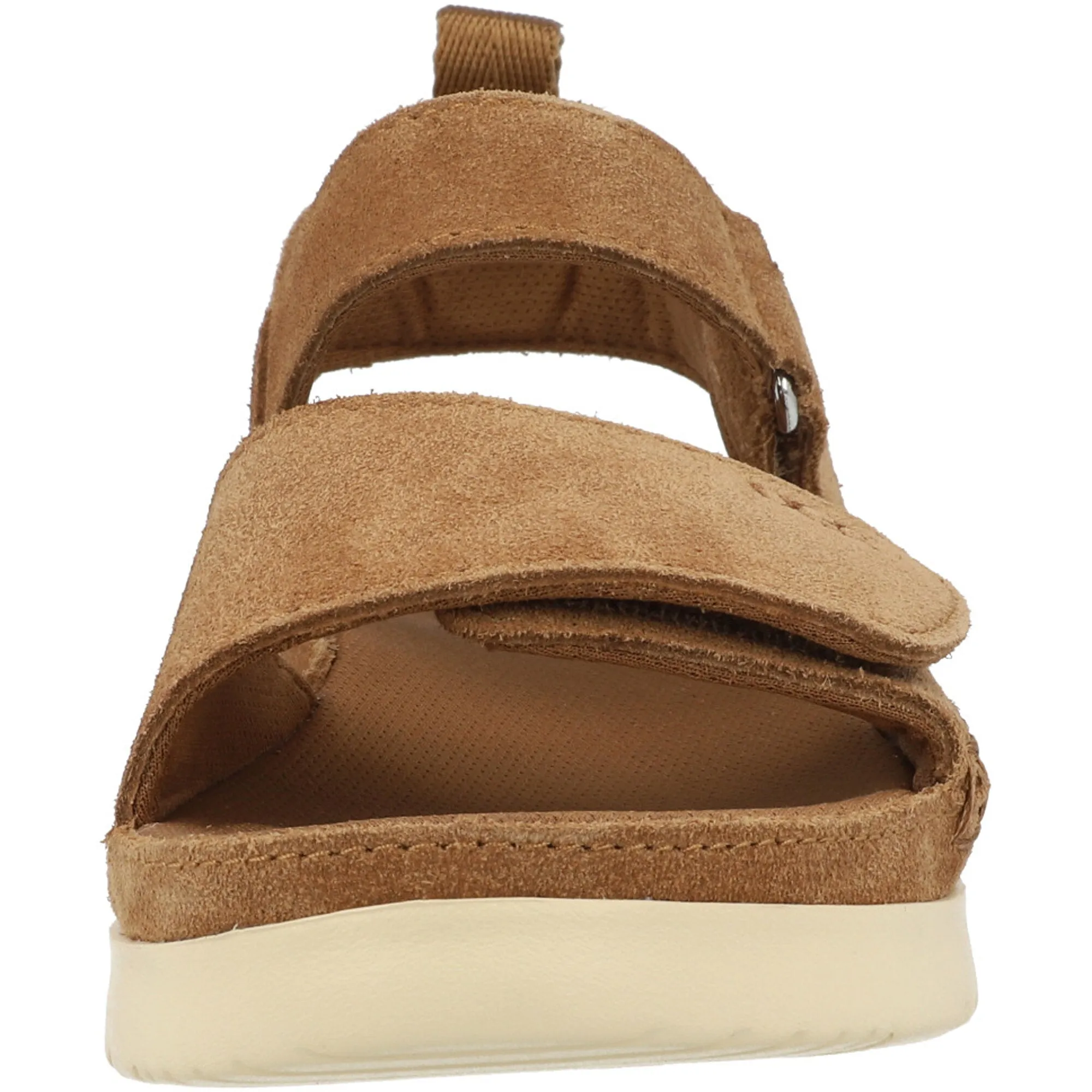 UGG Goldenstar K Chestnut Suede Platform Sandals