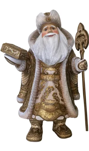 Unique Father Frost Ivory and Gold