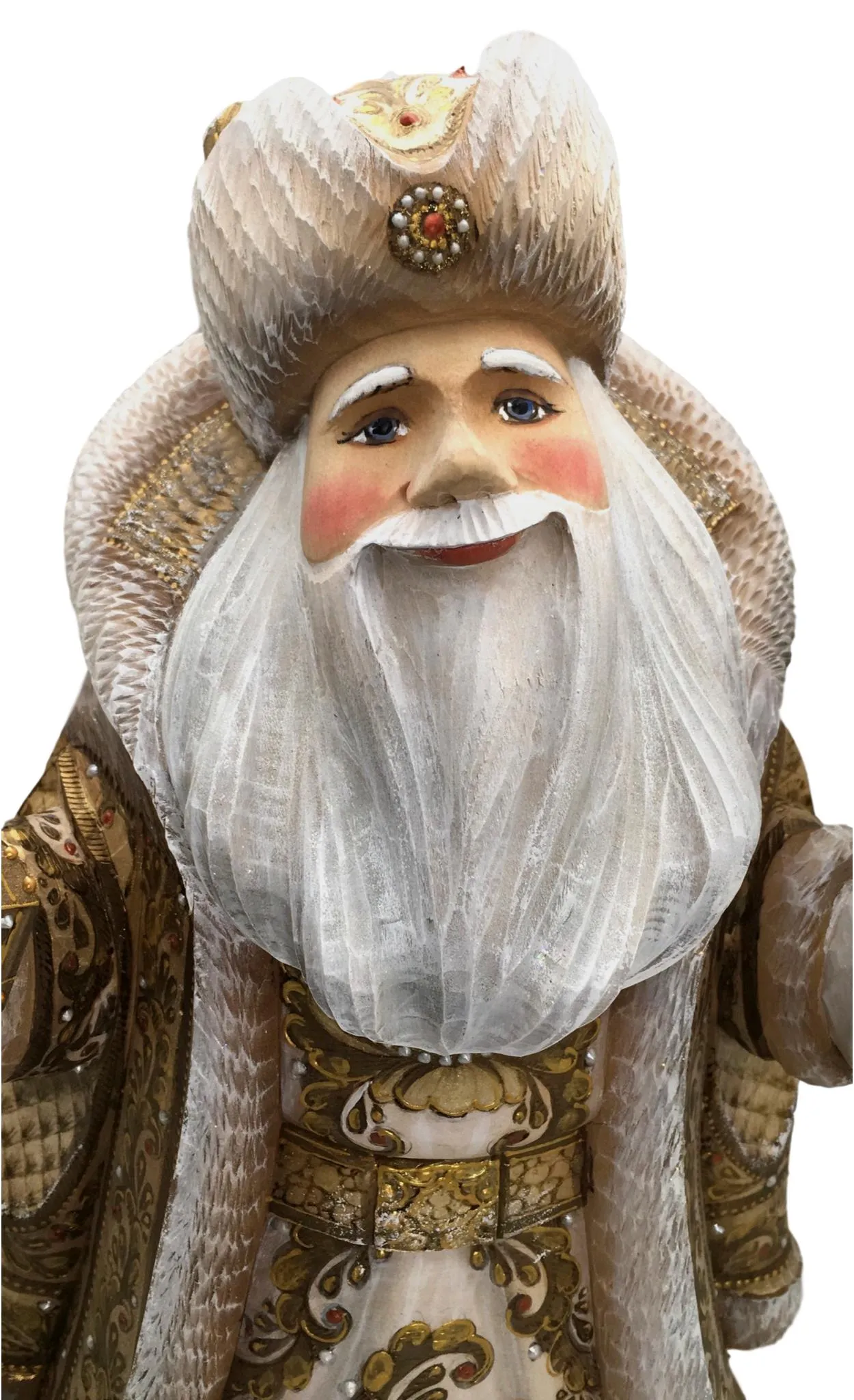 Unique Father Frost Ivory and Gold