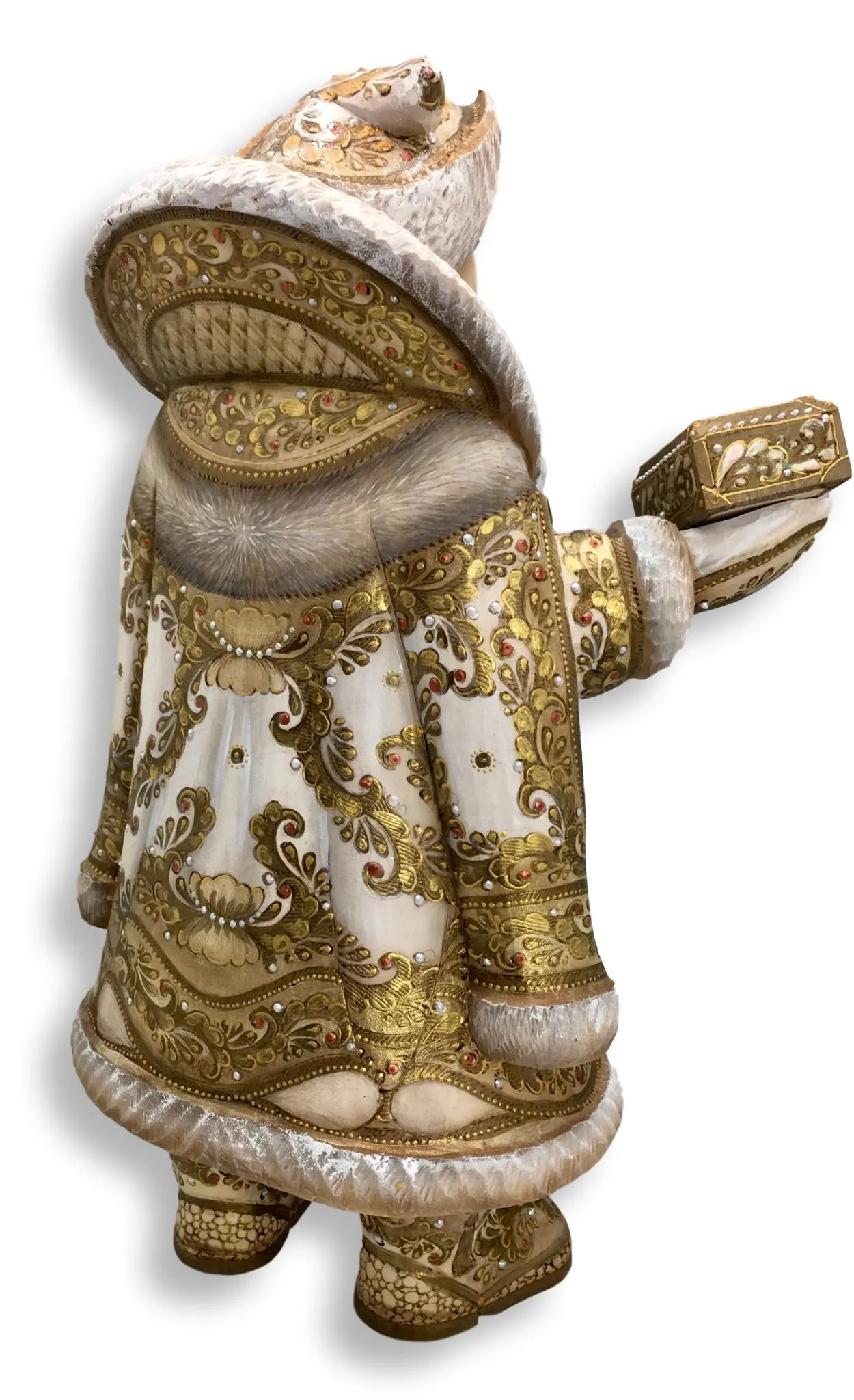 Unique Father Frost Ivory and Gold