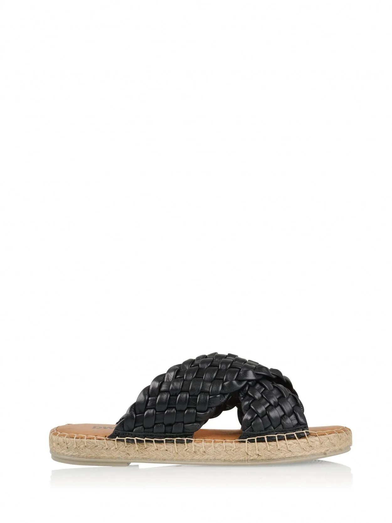VALENCIA leer - Slippers | Black
