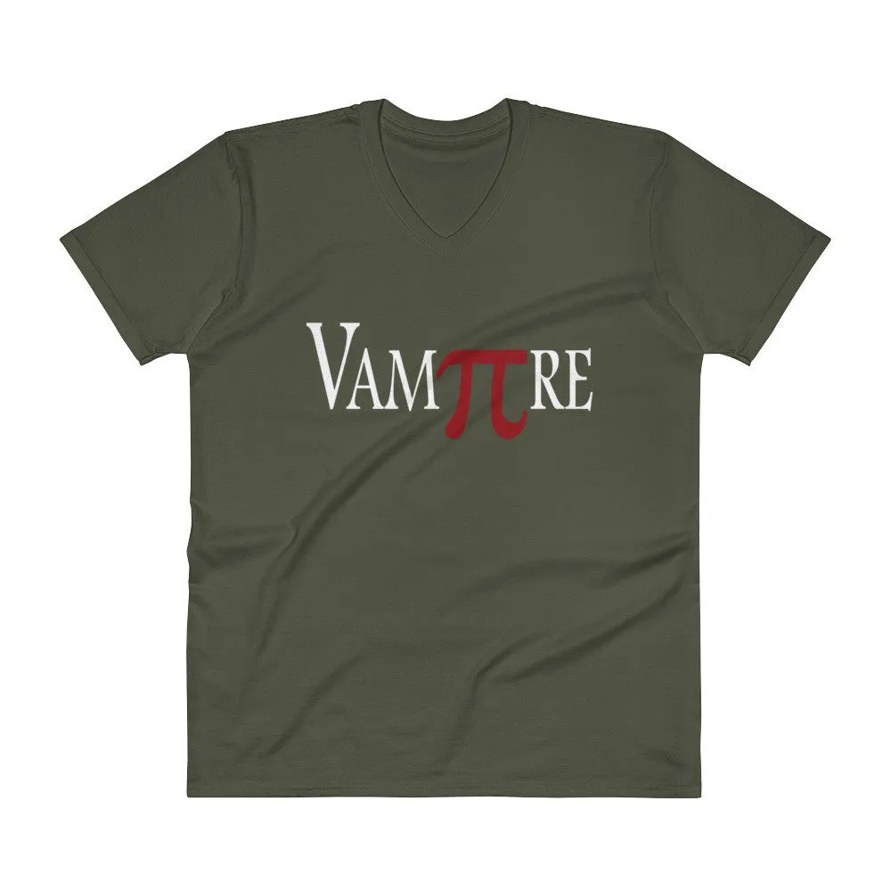 VamPIre Pi Mathematical Constant Algebra Pun V-Neck T-Shirt
