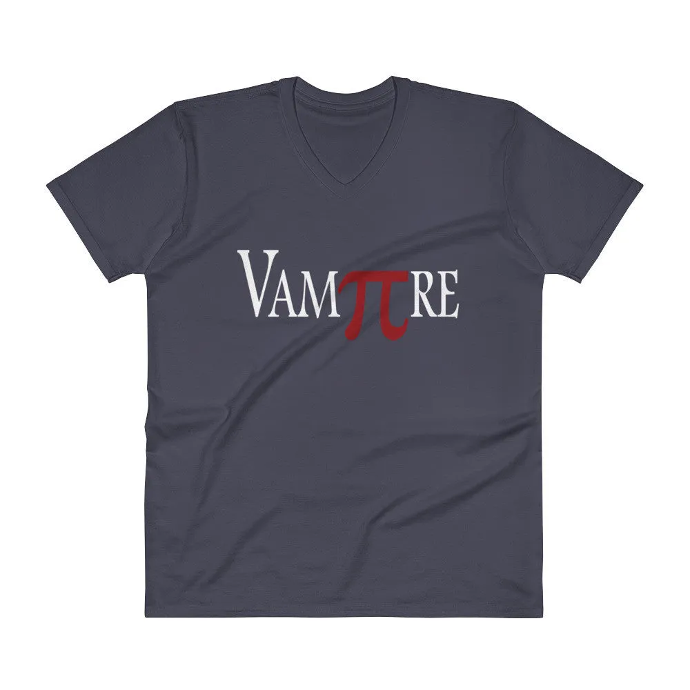 VamPIre Pi Mathematical Constant Algebra Pun V-Neck T-Shirt