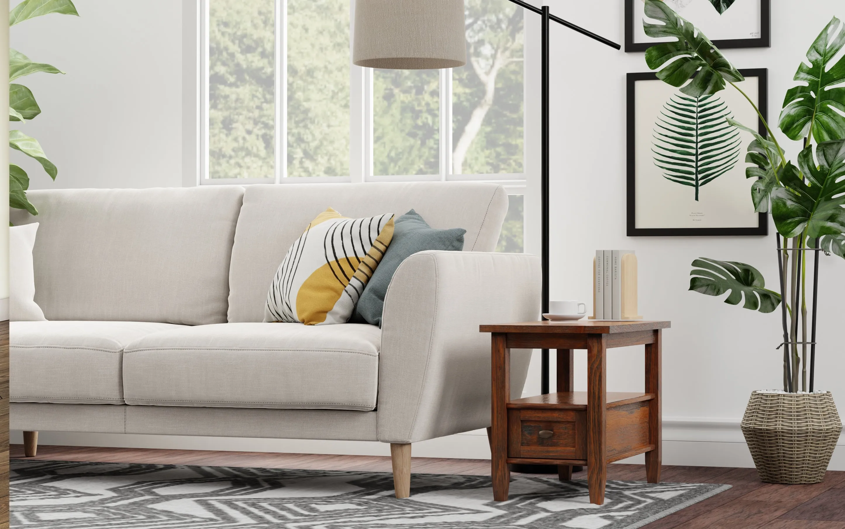 Warm Shaker Narrow End Table