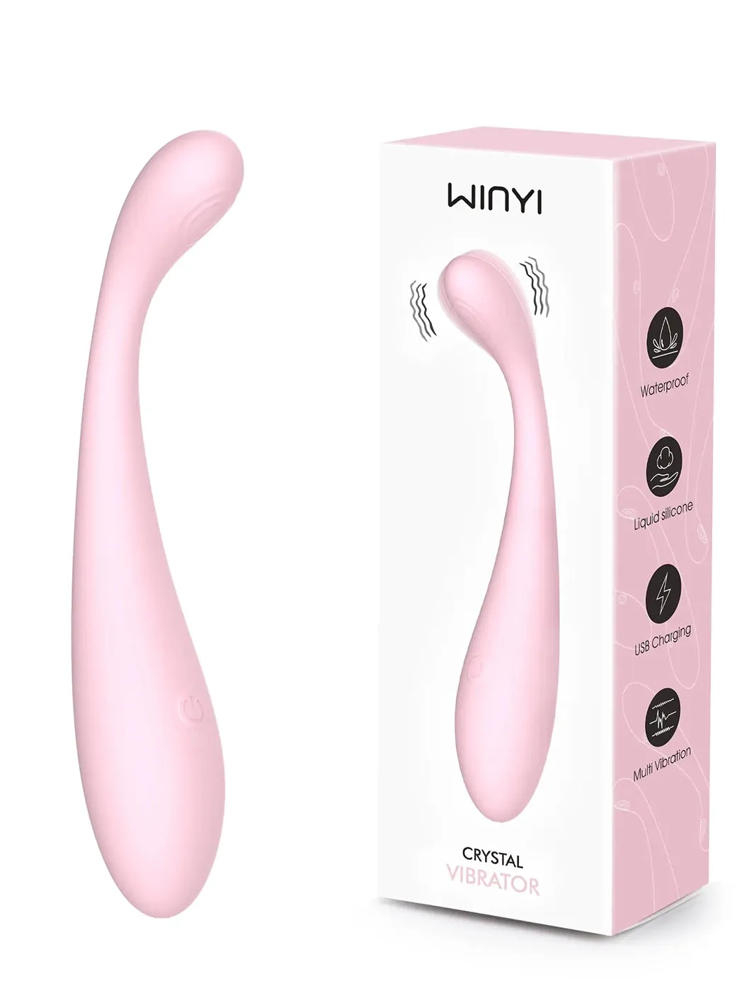 Winyi Crystal Flexible G-Spot Vibrator