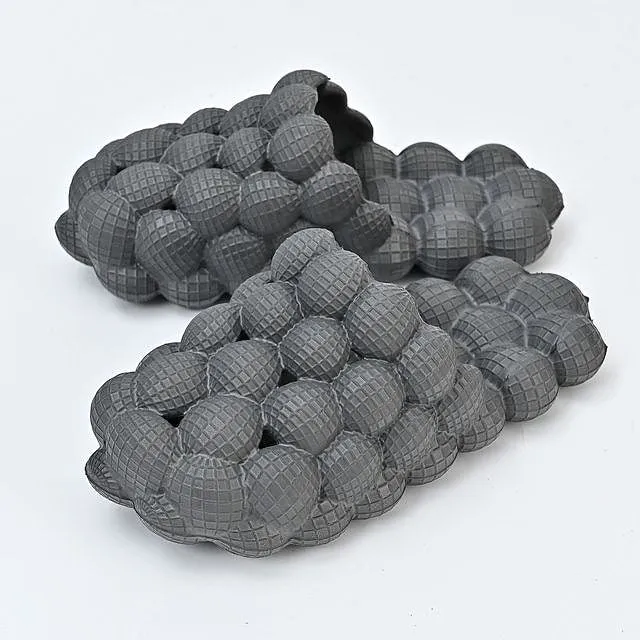 Women Foot Massage Slippers Couple Bubble Slides