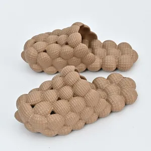 Women Foot Massage Slippers Couple Bubble Slides