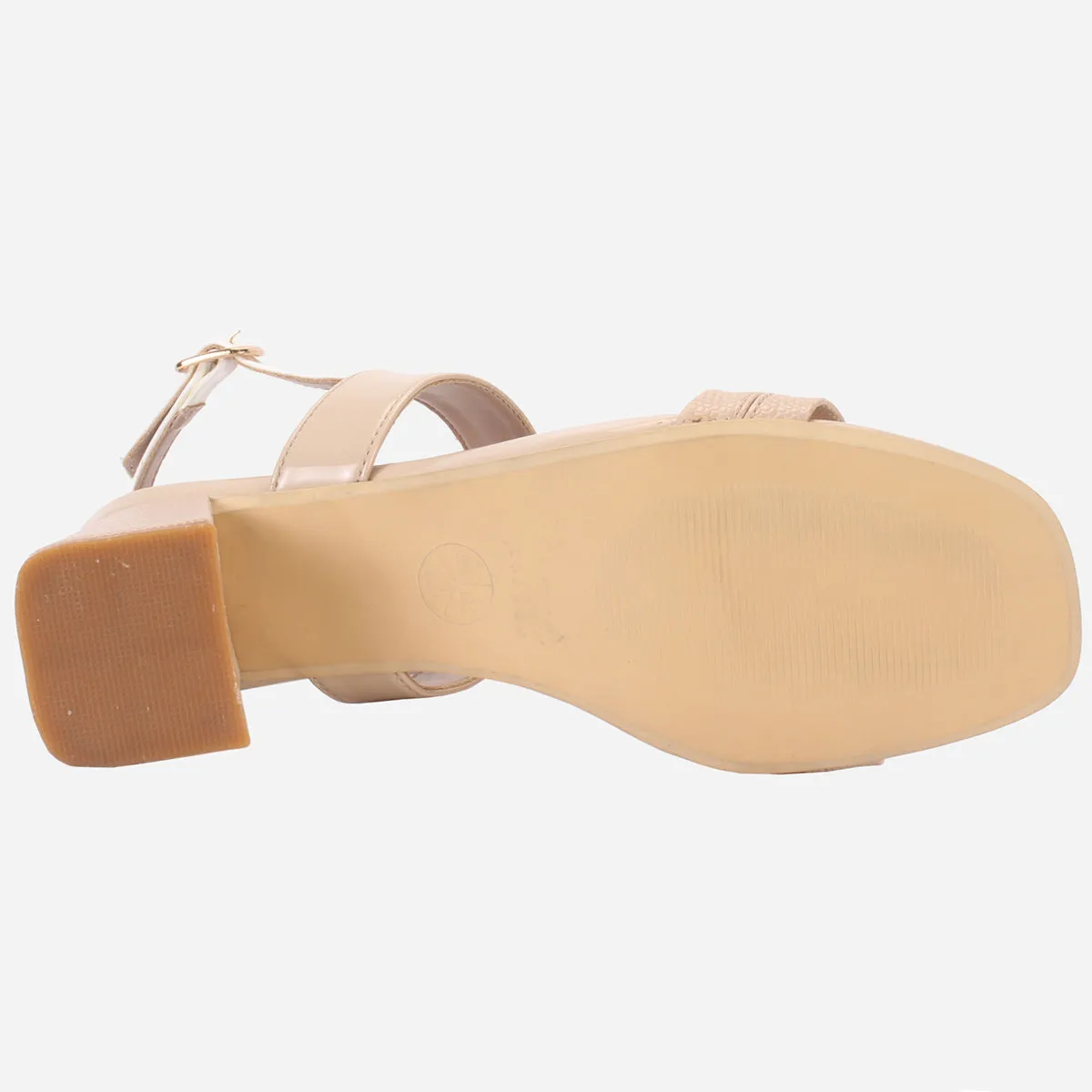 Womens "GLAZIA" Patent Block Heel Sandals