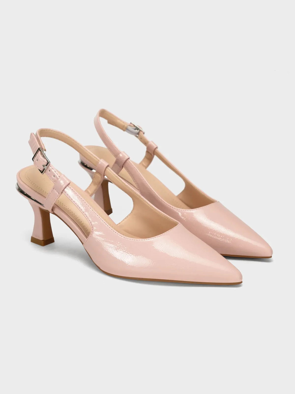 Womens "KOZUE" Pointy Slingback Sandals