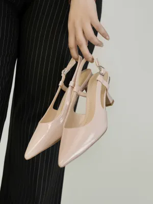 Womens "KOZUE" Pointy Slingback Sandals