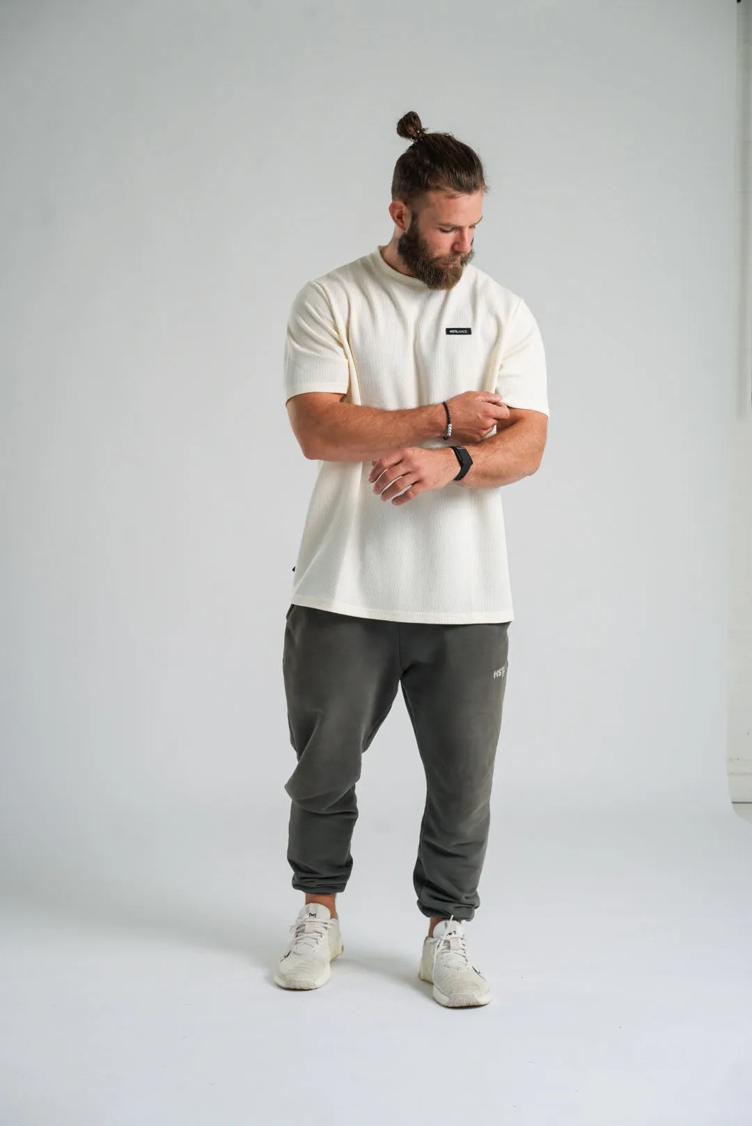 Woven Patch Waffle Tee