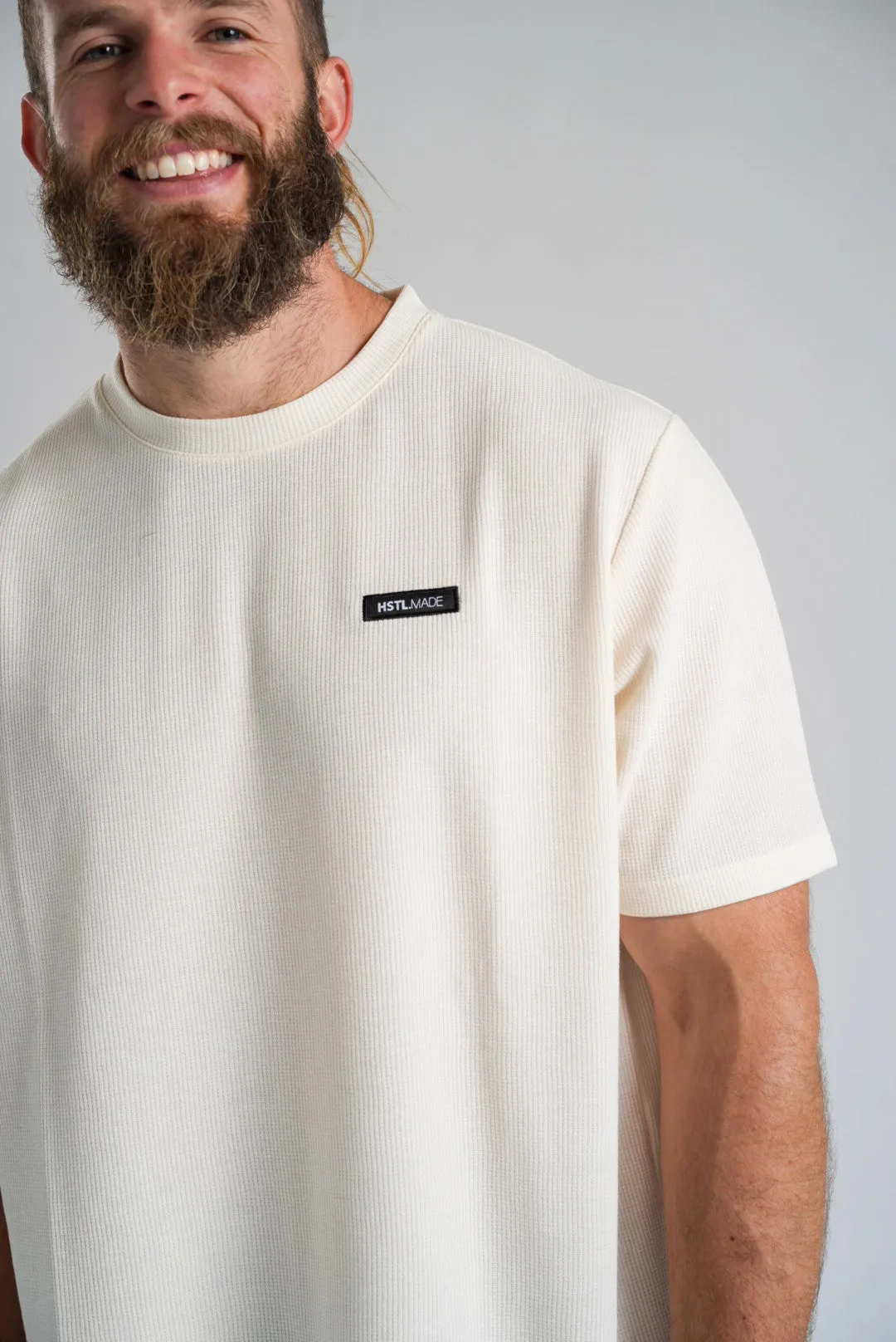 Woven Patch Waffle Tee