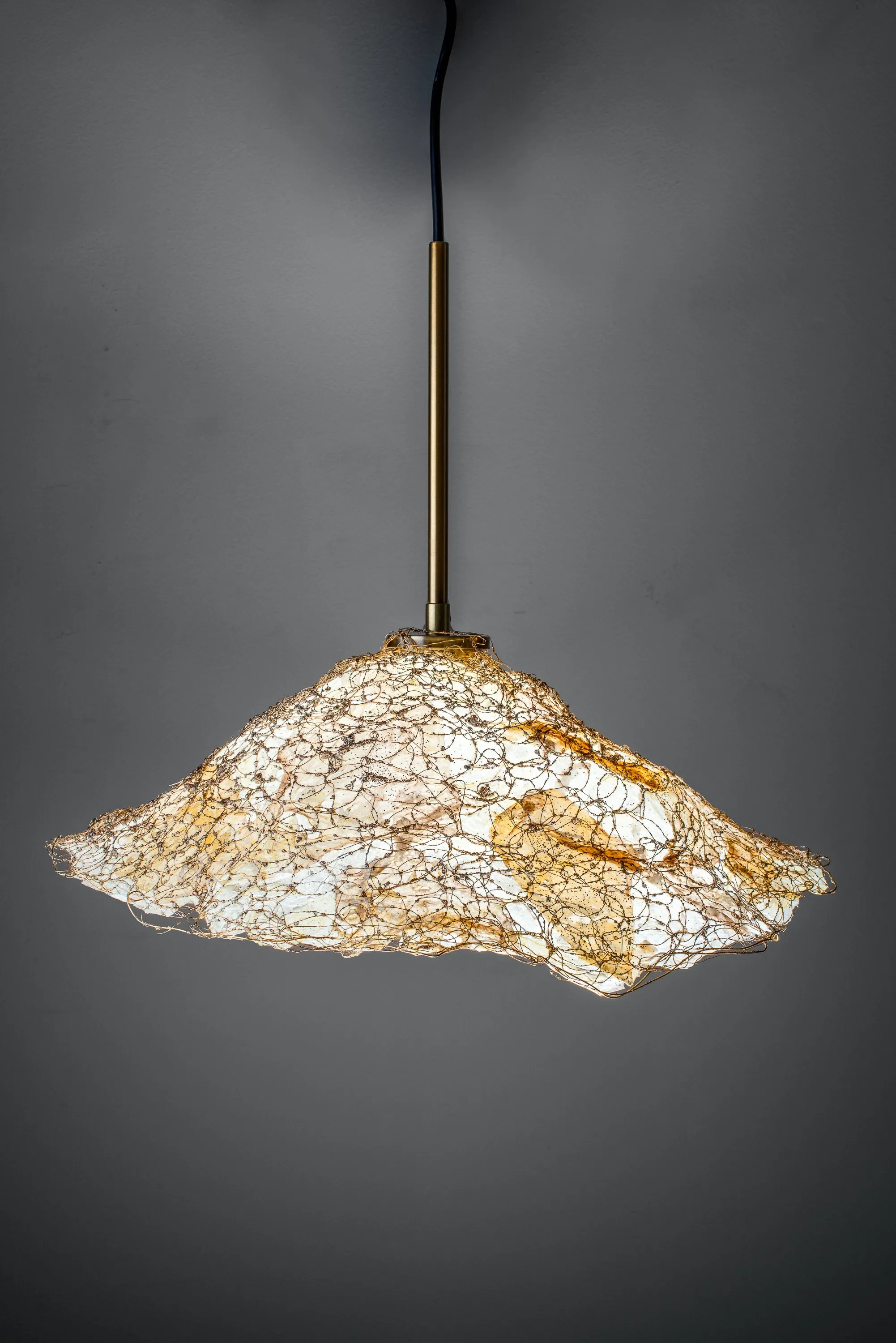 Woven Wire Pendant Lights