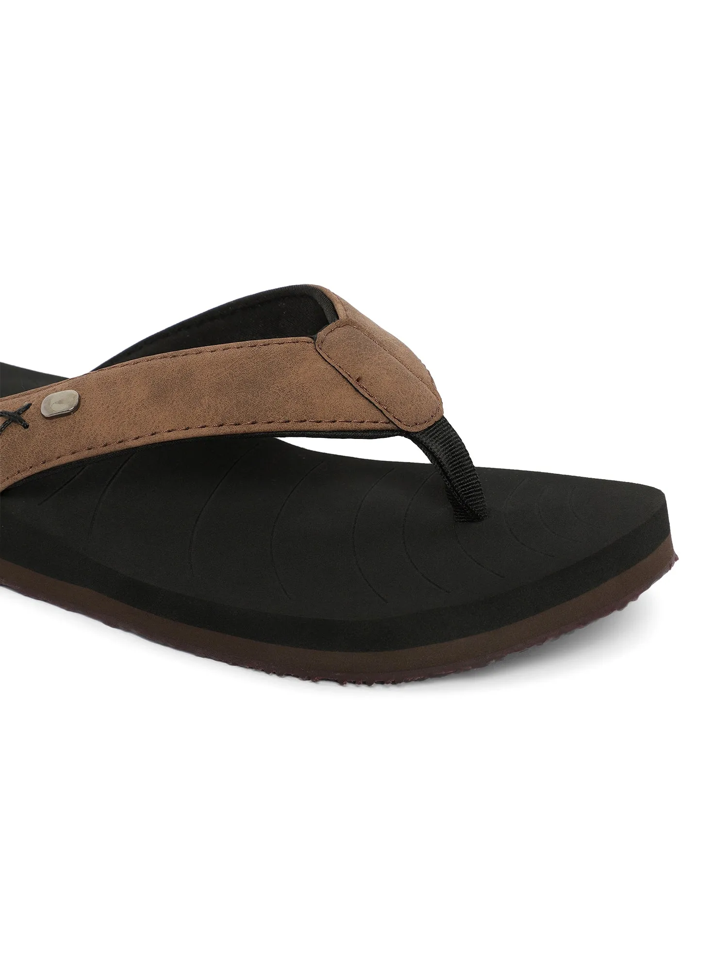 X-Flex Brown & Black V-Strap