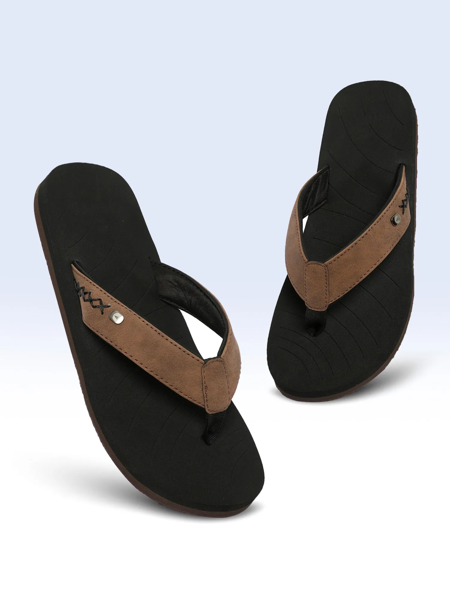 X-Flex Brown & Black V-Strap