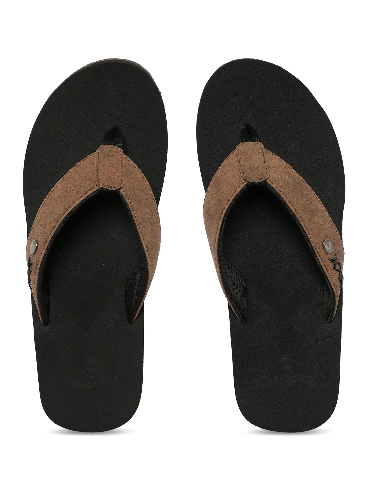 X-Flex Brown & Black V-Strap