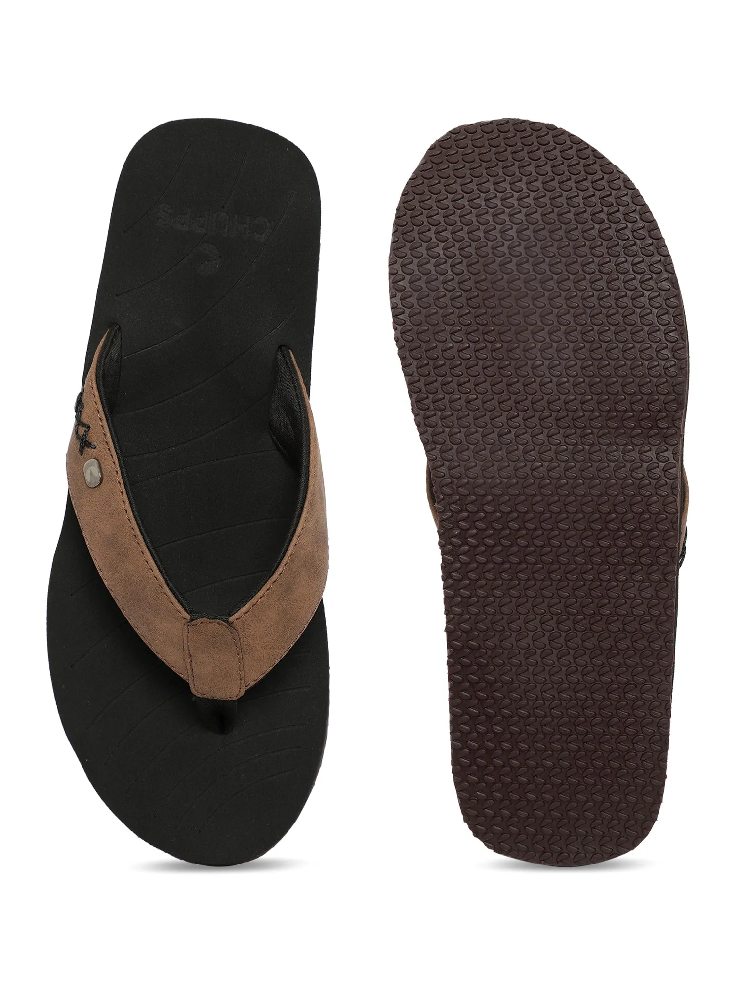 X-Flex Brown & Black V-Strap