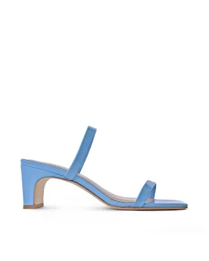 Yuki Light Blue Leather Sandals